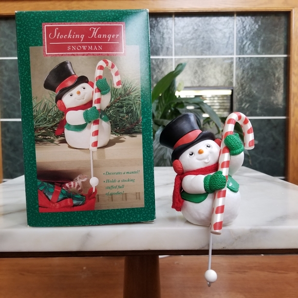 Hallmark Snowman Stocking Hanger - Picture 3 of 9